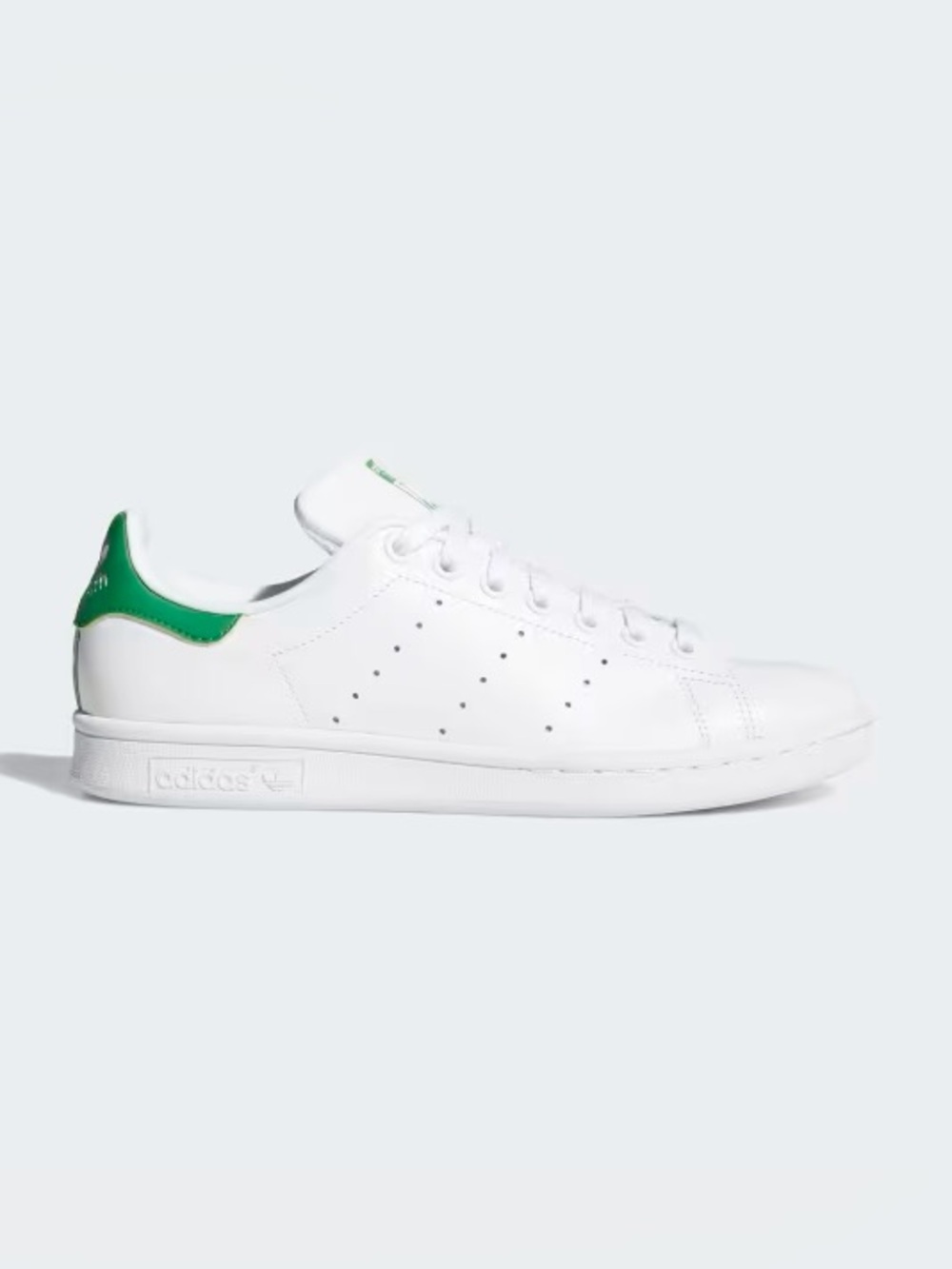 Adidas Stan Smith Sneakers - Women’s Size 5, Cloud White / Cloud White / Green